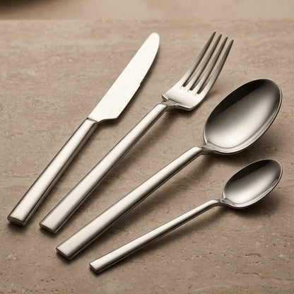 ARSHIA 95-Piece Stainless Steel Cutlery Set with Wooden Case