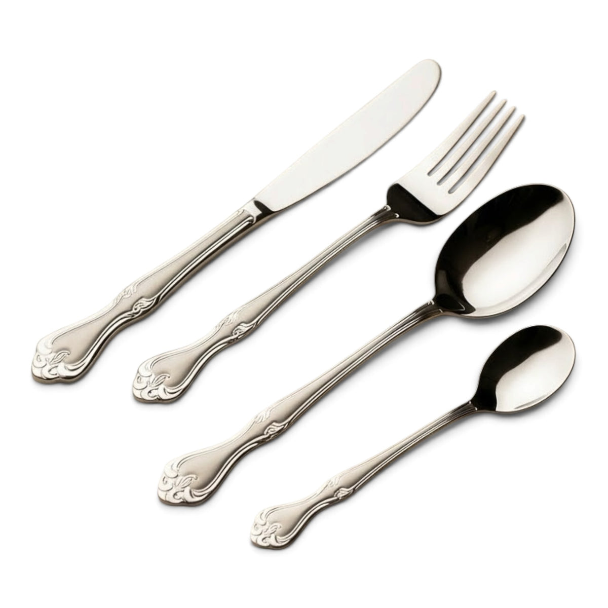 ARSHIA 86-Piece Stainless Steel Cutlery Set with Wooden Case