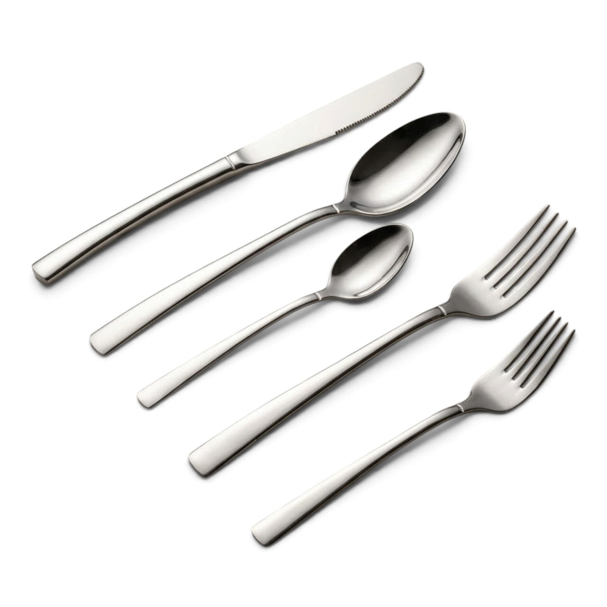 Alpen Berg Premium 38-Piece Silverware Set with Display Stand - Mawaeen