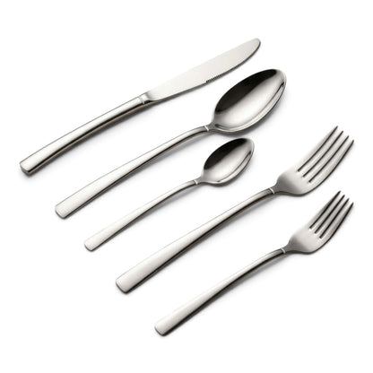 Alpen Berg Premium 38-Piece Silverware Set with Display Stand - Mawaeen