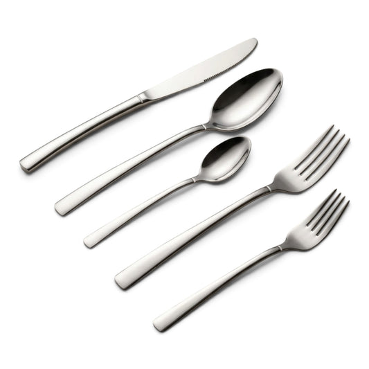 Alpen Berg Premium 38-Piece Silverware Set with Display Stand - Mawaeen