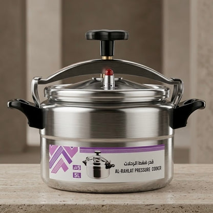 AL-RAHLAT Aluminum Pressure Cooker 7L – Large Capacity Banquet & Camping Pot