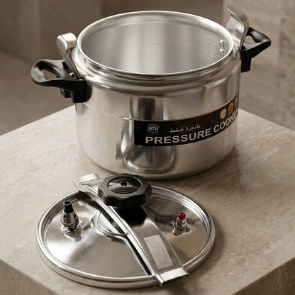 HTH / Legend Aluminum Pressure Cooker 15L – Heavy-Duty Jumbo Banquet & Catering Pot - Mawaeen