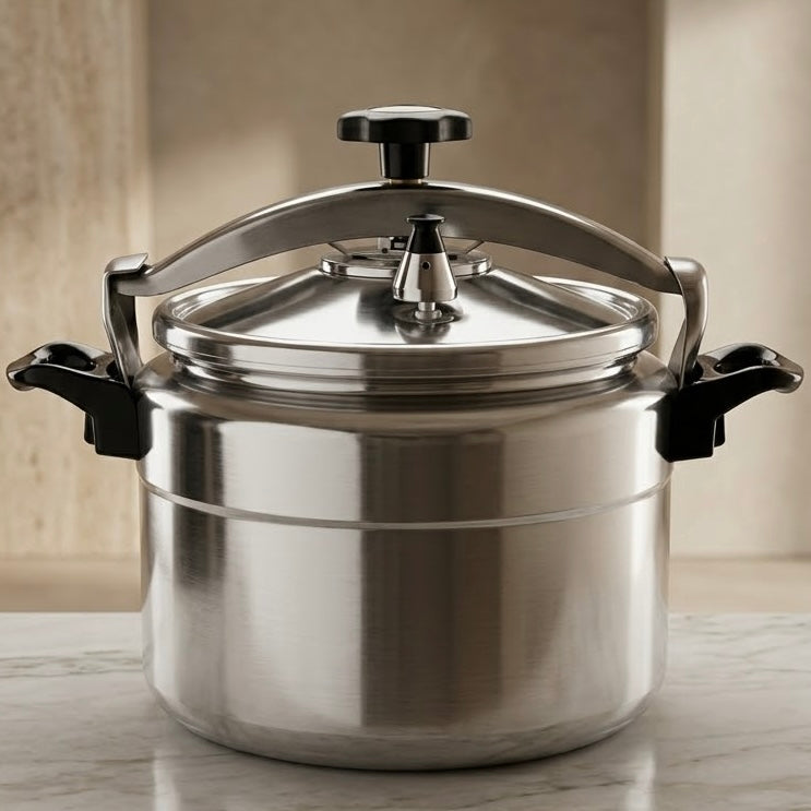 FAGOR Heavy-Duty Aluminum Pressure Cooker 15L – Jumbo Banquet & Catering Pot - Mawaeen