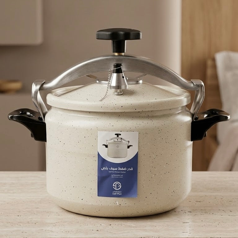 AL SAIF Granite Non-Stick Pressure Cooker 9L – Large Family & Gathering Banquet Pot - Mawaeen