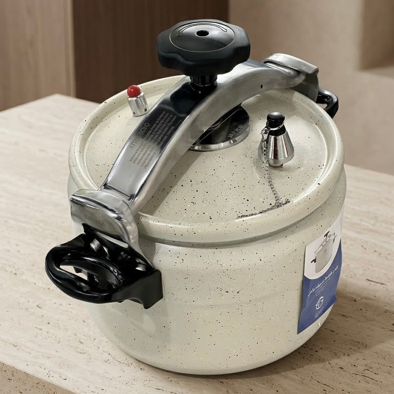 AL SAIF Granite Non-Stick Pressure Cooker 9L – Large Family & Gathering Banquet Pot - Mawaeen