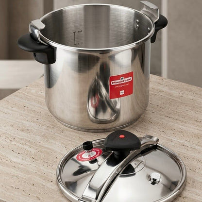 magefesa cooker 12L  star12 113Magefesa Stainless Steel Pressure Cooker 12L – Large Capacity Heavy-Duty Banquet Pot0748 - Mawaeen