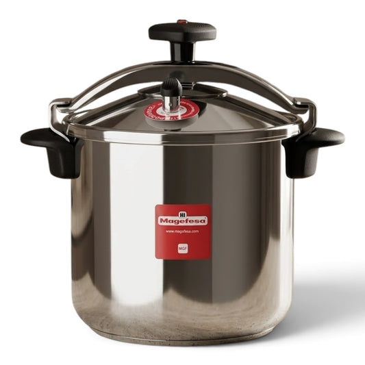 magefesa cooker 12L  star12 113Magefesa Stainless Steel Pressure Cooker 12L – Large Capacity Heavy-Duty Banquet Pot0748 - Mawaeen