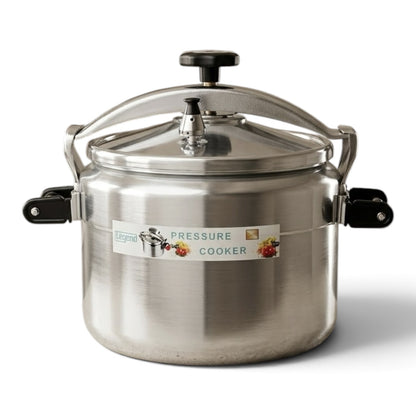 Legend Commercial Aluminum Pressure Cooker 25L – Heavy-Duty Super Jumbo Banquet Pot - Mawaeen