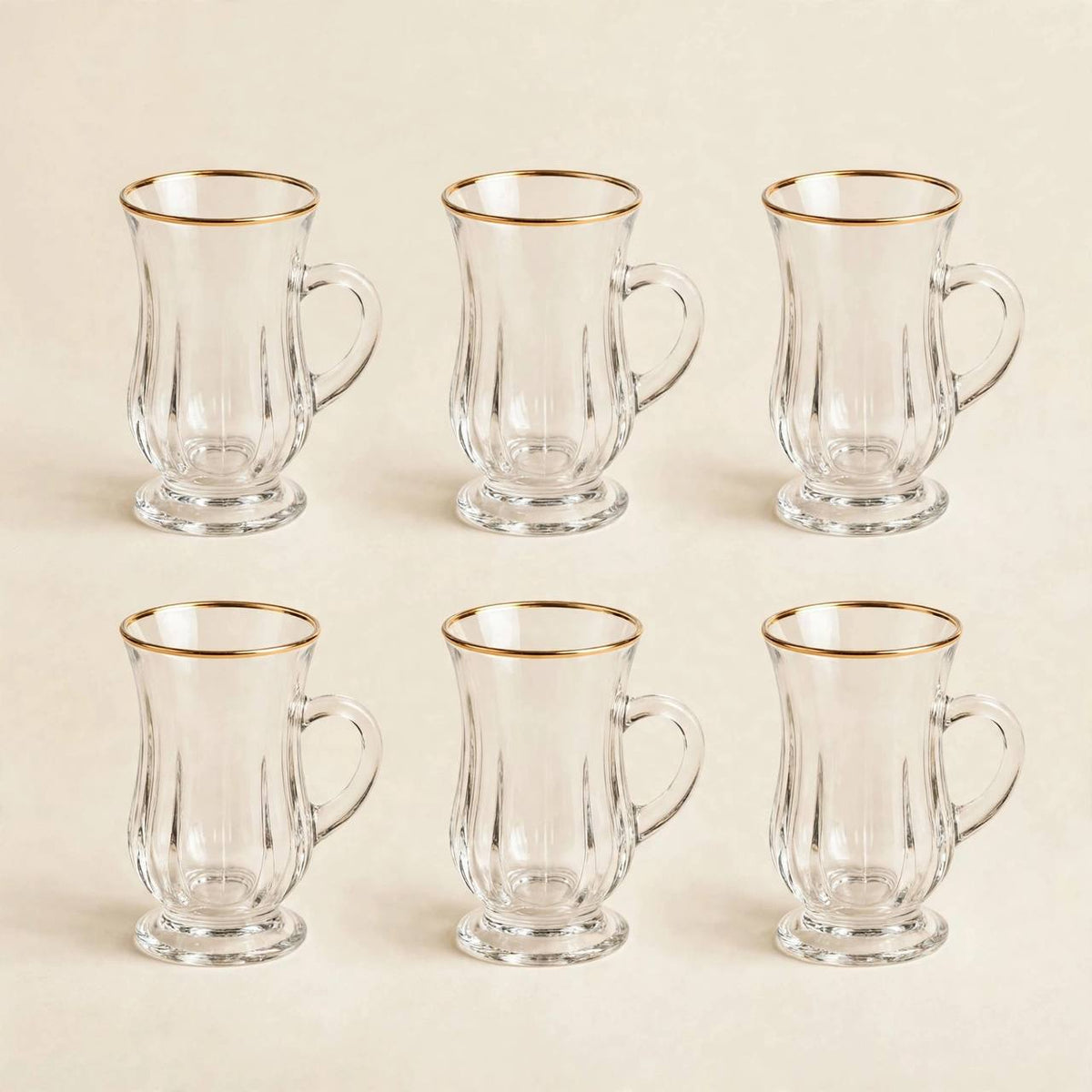Rose Gold Tea & Coffee Hospitality Set with Blush Cawa Cups, Wooden Tray & Floral Accent
