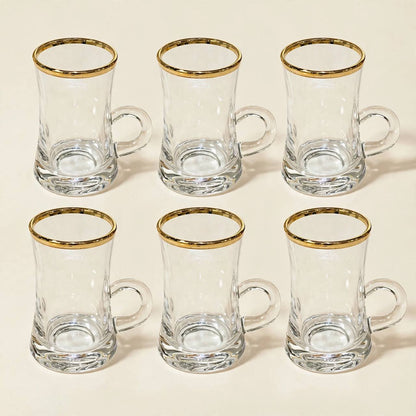 Royal Yellow Floral Tea & Coffee Hospitality Set with Engraved Oval Tray & Floral Accent