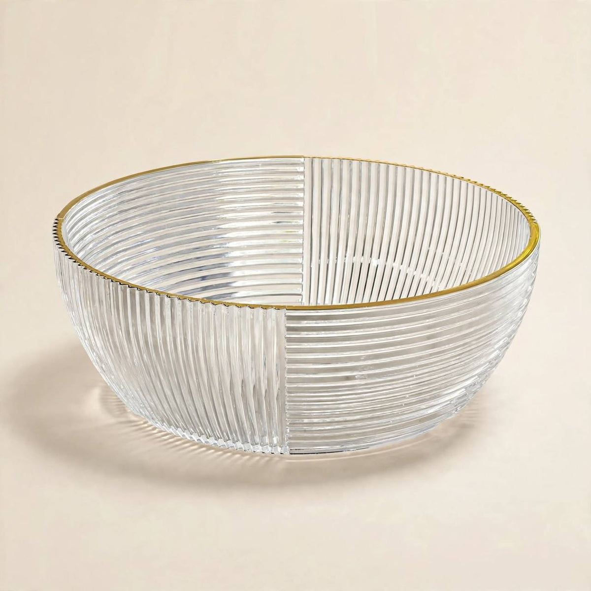 Royal Gold & Crystal Cut Tea & Coffee Hospitality Set with Custom Palm-Tree Acrylic Organizer Tray, Sugar Pot & Date Bowls