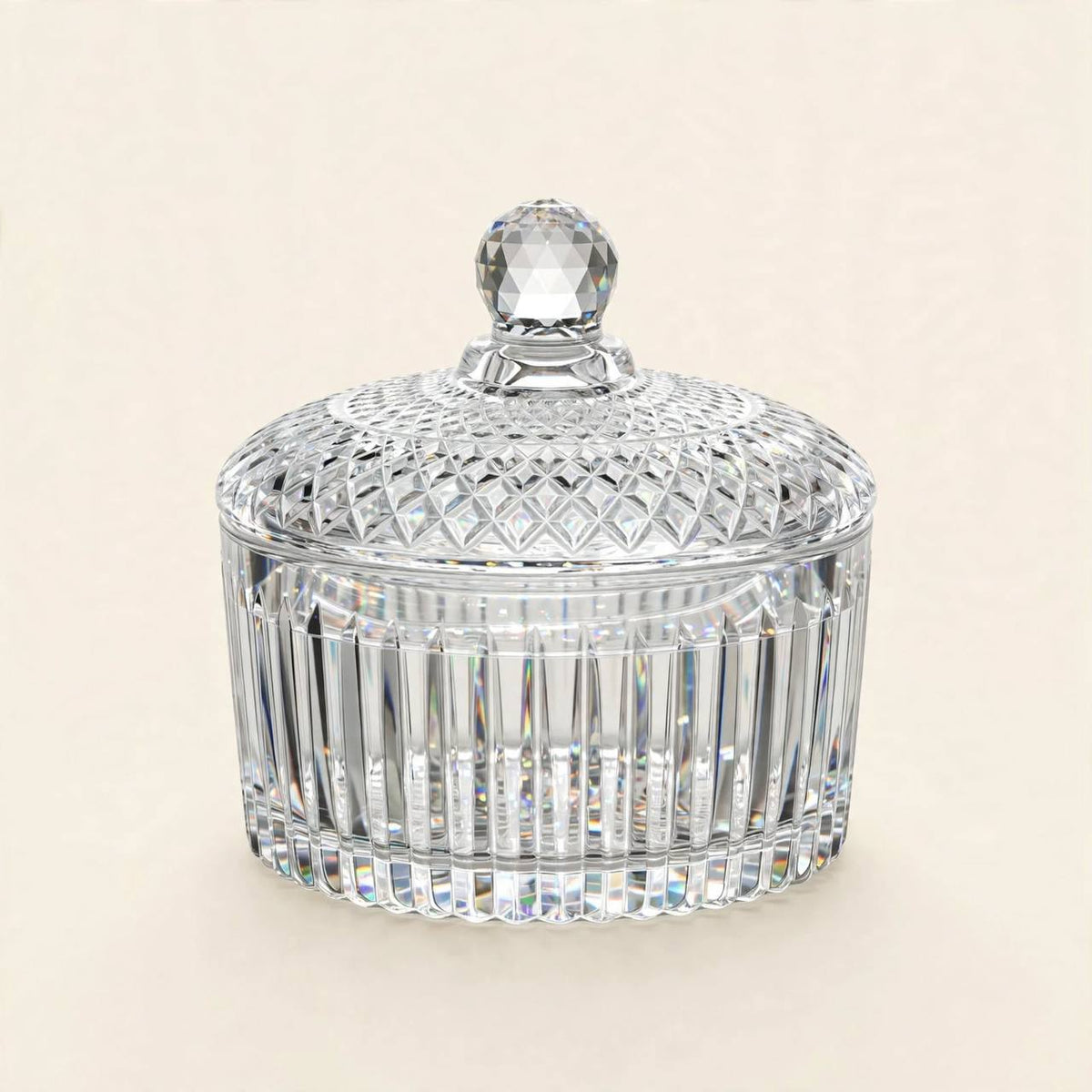 Minimalist White & Chrome Tea & Coffee Hospitality Set with Patterned Tray, Crystal Sugar Pot & Floral Centerpiece