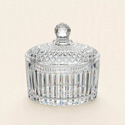 Minimalist White & Chrome Tea & Coffee Hospitality Set with Patterned Tray, Crystal Sugar Pot & Floral Centerpiece